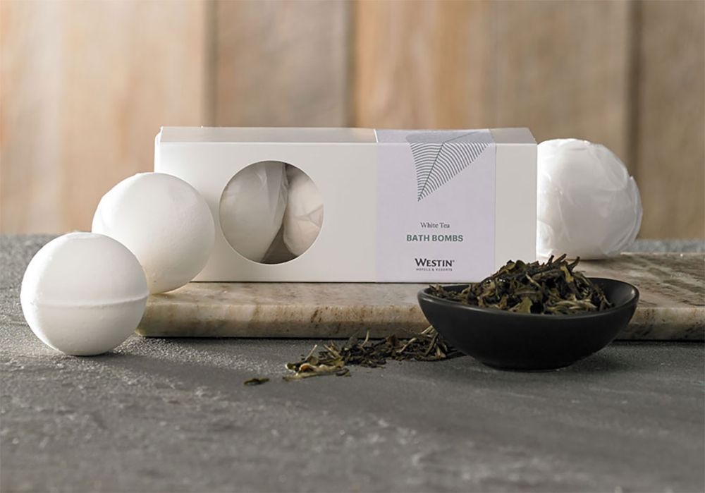 White Tea Bath Bomb Set