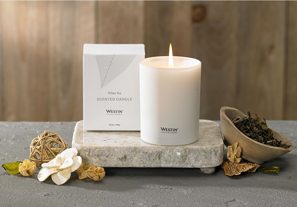 White Tea Candle 1