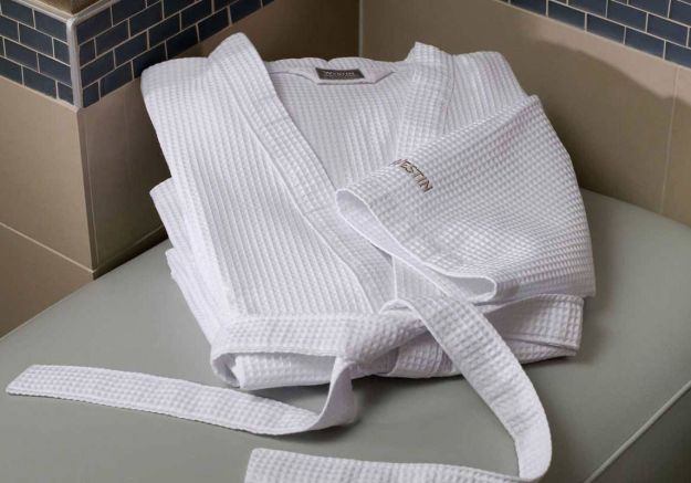 Produit Peignoir de bain en nid d'abeille
